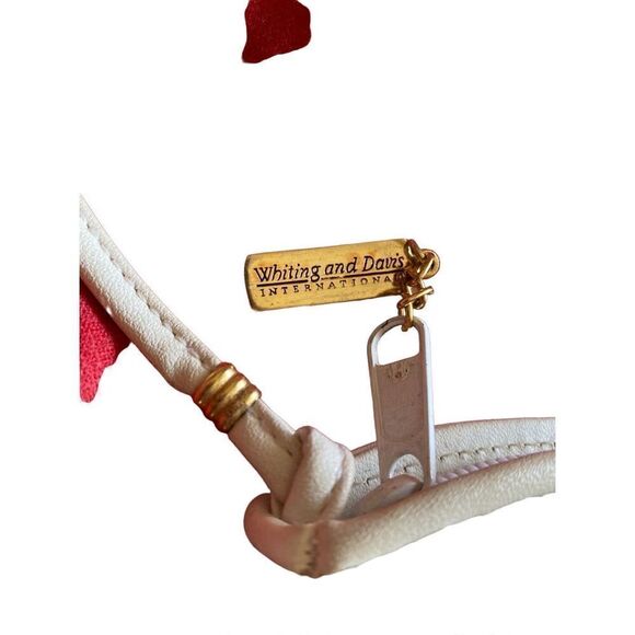 Whiting & Davis ivory vintage mesh off shoulder purse/bag - Picture 4 of 6